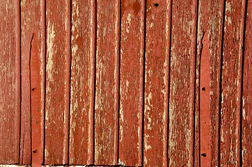 Image showing Old wooden building wall. 