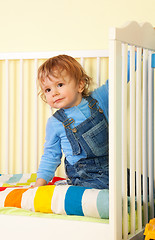 Image showing Kid in the bed