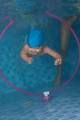 Image showing Swimming exercises from early days