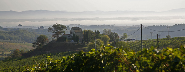 Image showing Morning in Tuscany