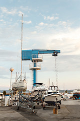 Image showing Yacht service