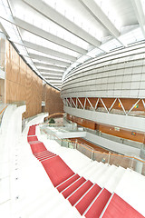Image showing Red Carpet stairs in AU hall