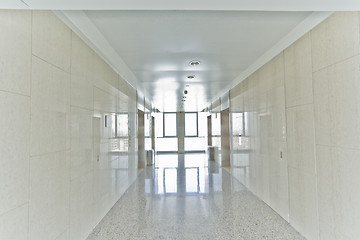 Image showing Empty office corridor