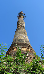 Image showing Buddhist stupa in Myanmar