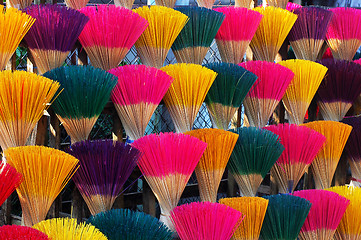 Image showing Colorful incense