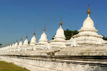 Image showing Buddhist towers in Myanmar