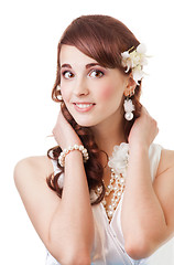 Image showing Smiling bride