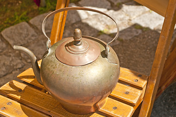 Image showing old  teapot