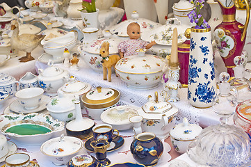 Image showing bric-a-brac market