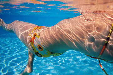 Image showing Woman's swimmer body