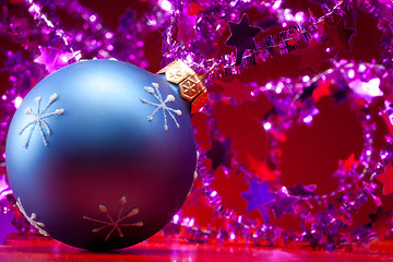 Image showing Christmas ball and decorations