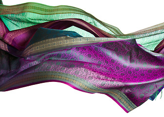 Image showing Flying silk kerchief