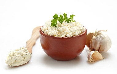 Image showing fresh curd cheese