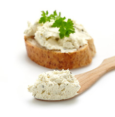 Image showing fresh curd cheese