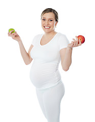 Image showing Eat healthy. Stay safe during pregnancy