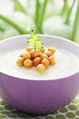 Image showing kohlrabi soup