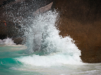 Image showing Ocean surf.