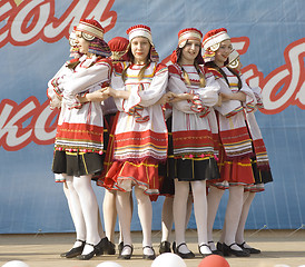 Image showing ensemble of culture dance Voronegh