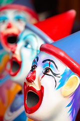 Image showing Carnival clowns