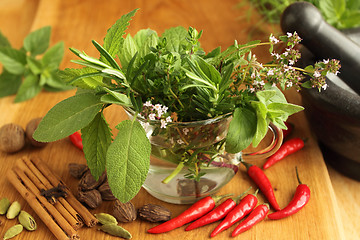 Image showing Herbs and spices