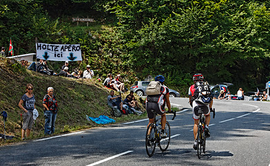 Image showing On the Road to Col d'Aubisque