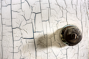 Image showing Close up door knob