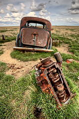 Image showing Abandoned Vehicle Prairie