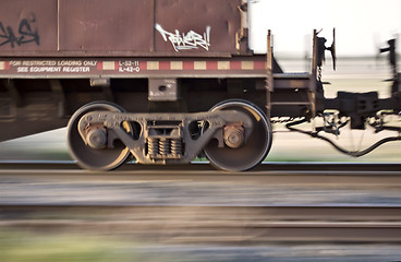 Image showing Blurred Train