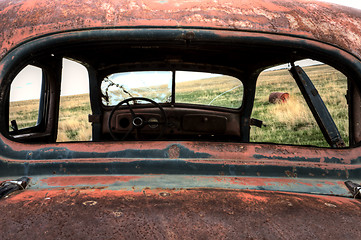 Image showing Abandoned Vehicle Prairie