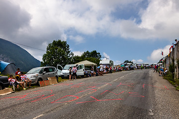 Image showing The Road to Col D'Aubisque