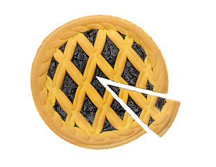 Image showing blueberry pie