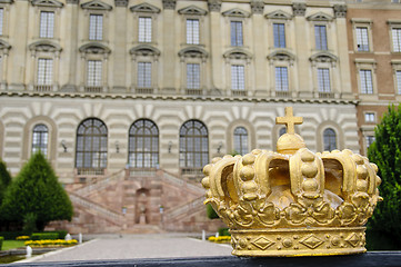 Image showing Stockholm Royal Palace (Kungliga slottet) in old town (Gamla stan)