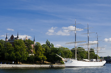 Image showing Sailing vessel in Stockholm