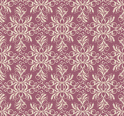 Image showing Decorative floral seamless background