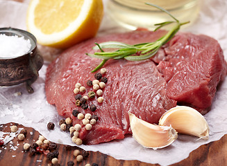 Image showing raw steak