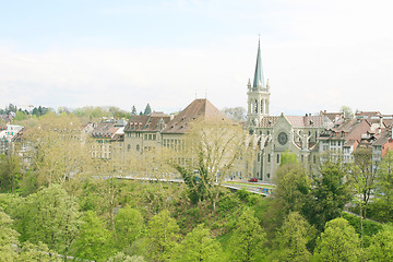 Image showing Cityscape of Berne, Switzerland. Beautiful old town. 