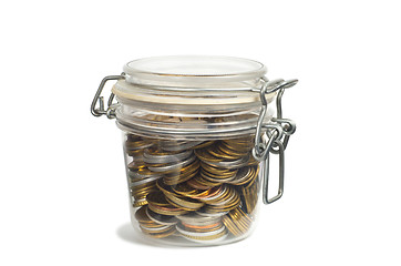 Image showing Money in a Jar