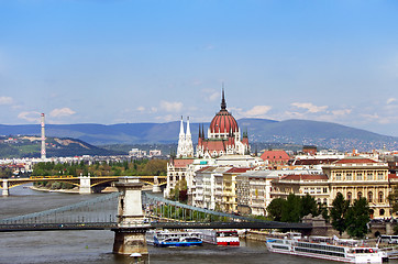 Image showing budapest skyline