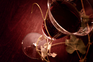 Image showing Red wine