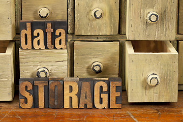 Image showing data storage concept