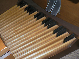 Image showing Organ Pedals