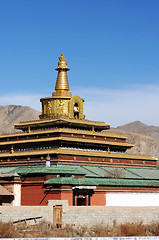 Image showing Golden lamasery