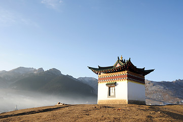 Image showing Tibetan shrine