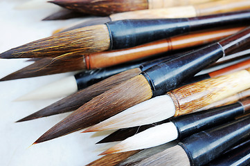 Image showing Brush pens