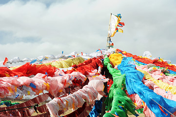 Image showing Tibetan prayer flags