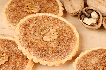 Image showing Walnut mini tarts