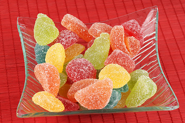 Image showing Fruit jellies