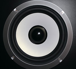 Image showing detail of a speaker