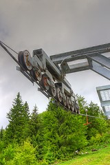 Image showing ski lift wheels