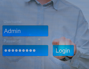 Image showing Login Button